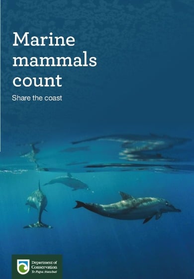 Marine mammals count poster. 