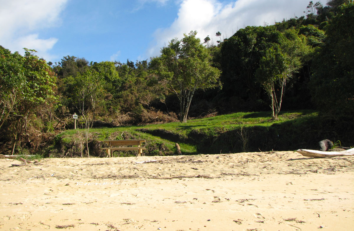 Coquille Bay campsite: Abel Tasman National Park, NelsonTasman region