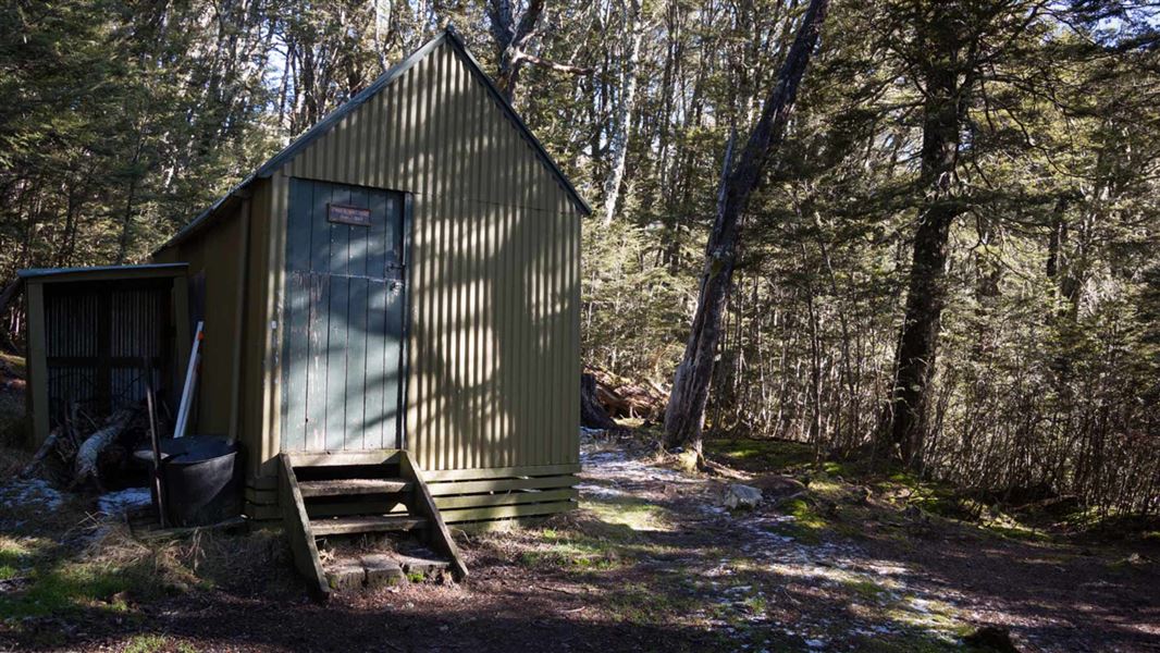 Cass Saddle Hut. 