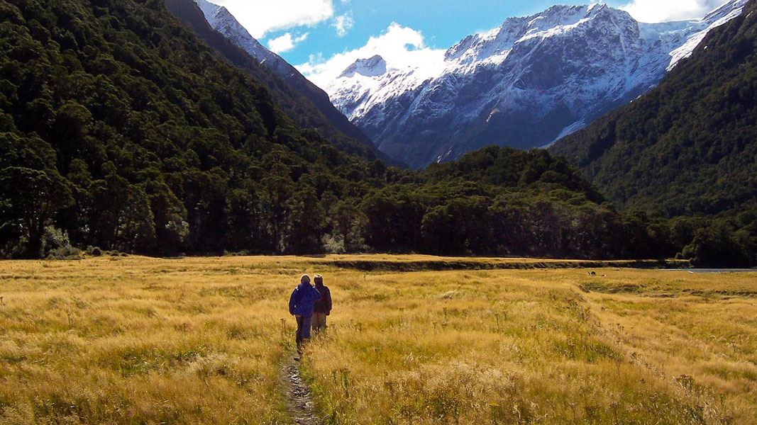 Entering the bush from Pearl Flat.