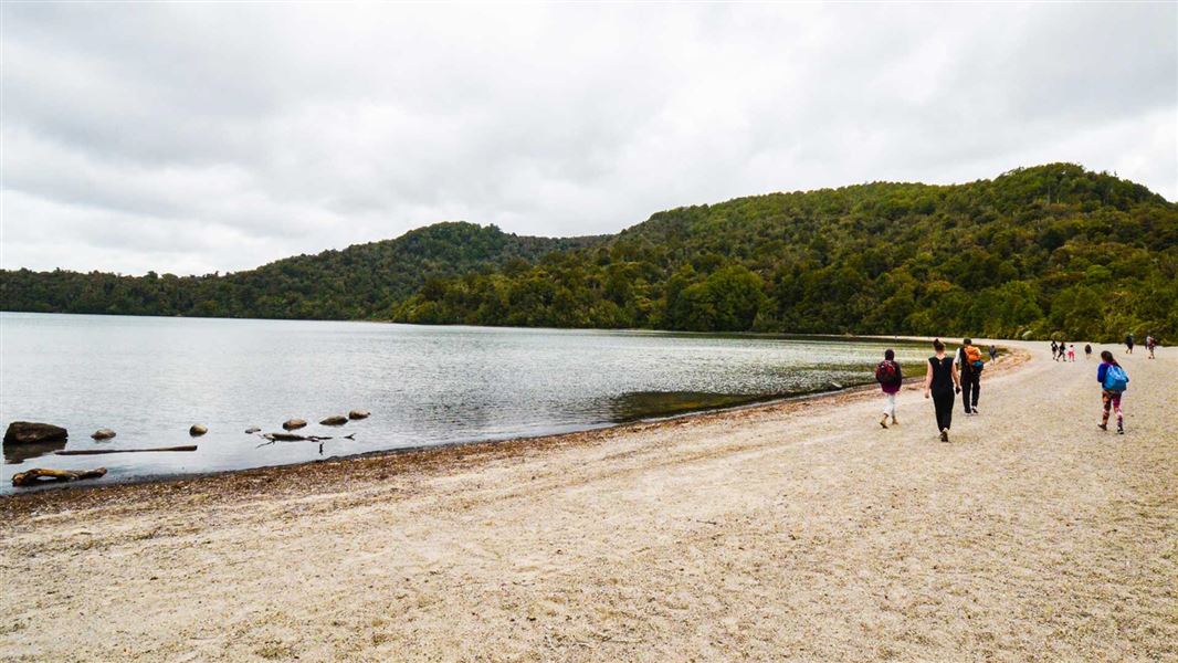 Lake Rotopounamu. 