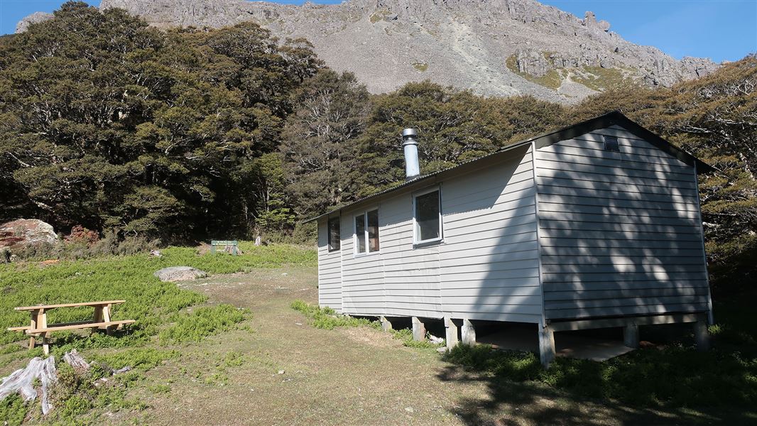 Richmond Saddle Hut. 