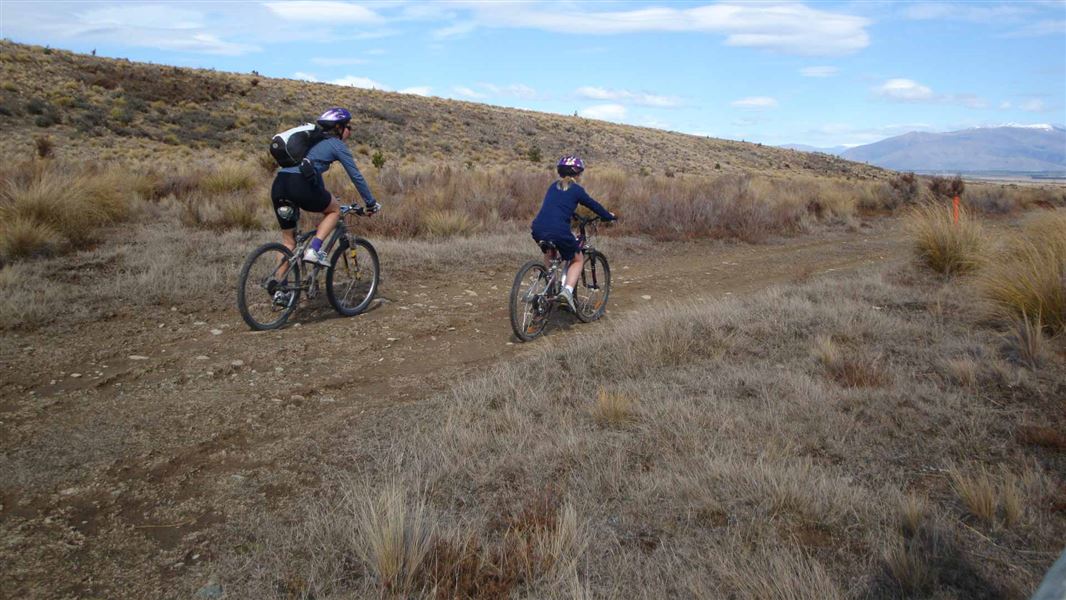 Cycling the Baikie Hut Track