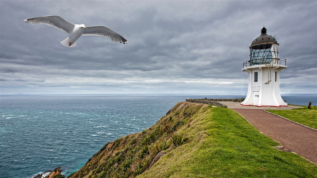 Lighthouse, Cape Reinga. 