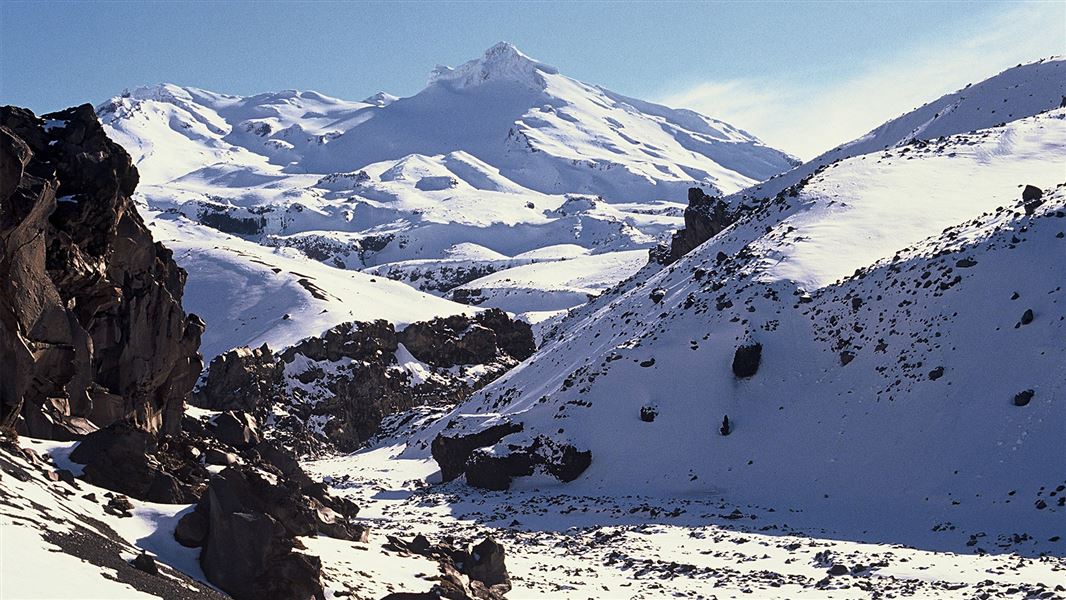 Ruapehu ski fields.