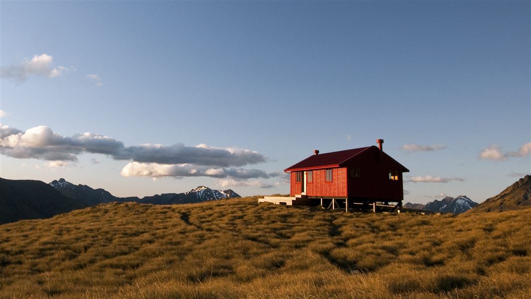 Brewster Hut, Mt Aspiring National Park.