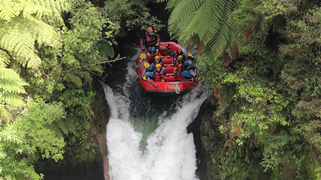 White water rafting. 