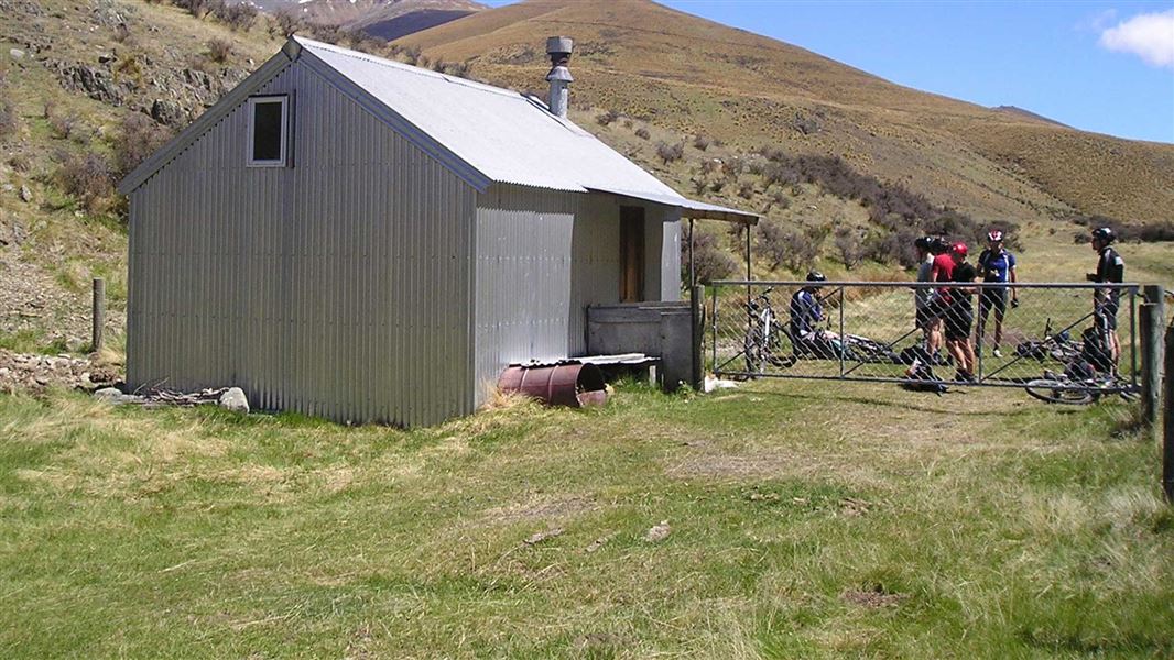 Boundary Creek Hut. 