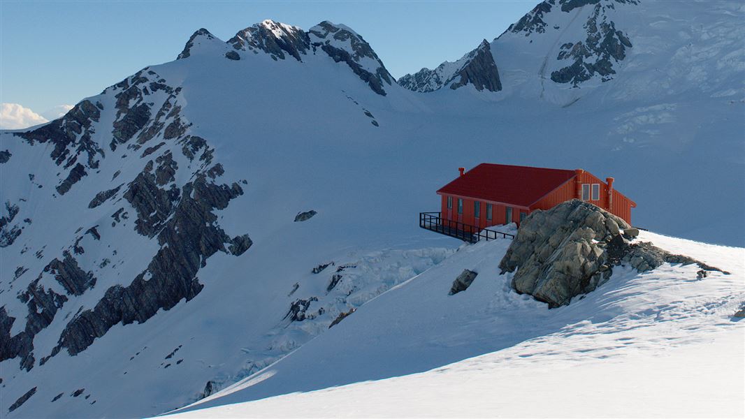 Plateau Hut. 