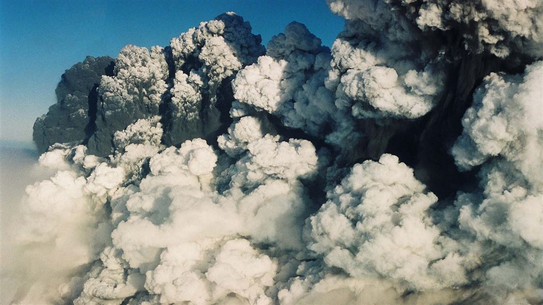 Ruapehu eruption, 1996. 