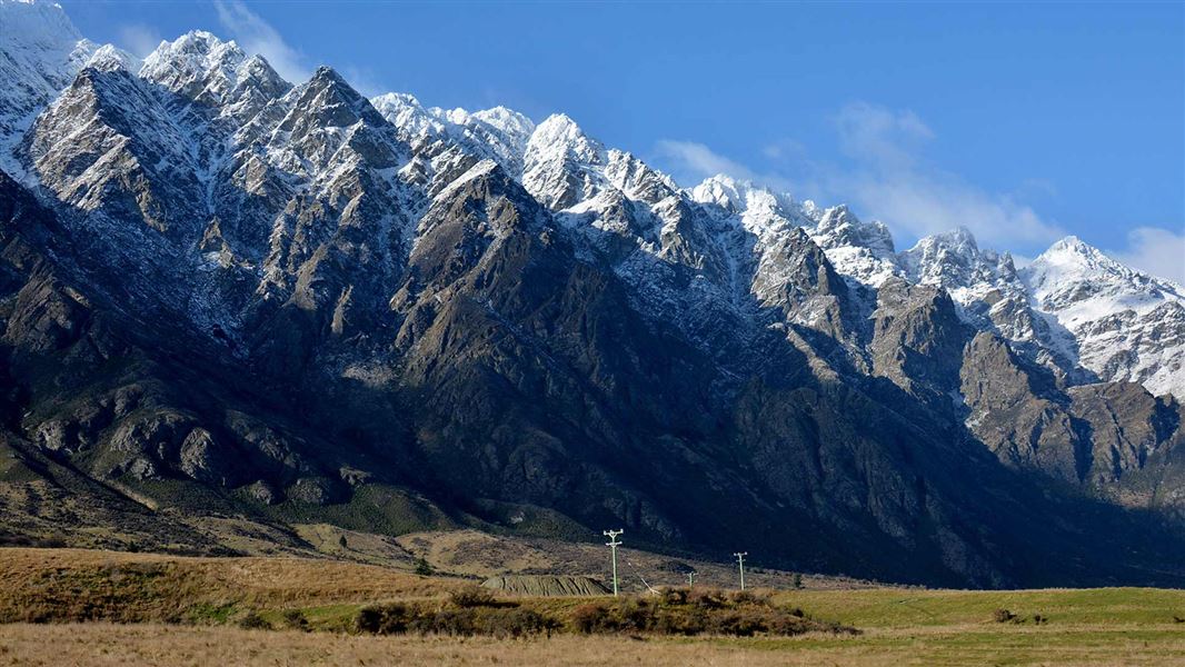 The Remarkables mountain range. 