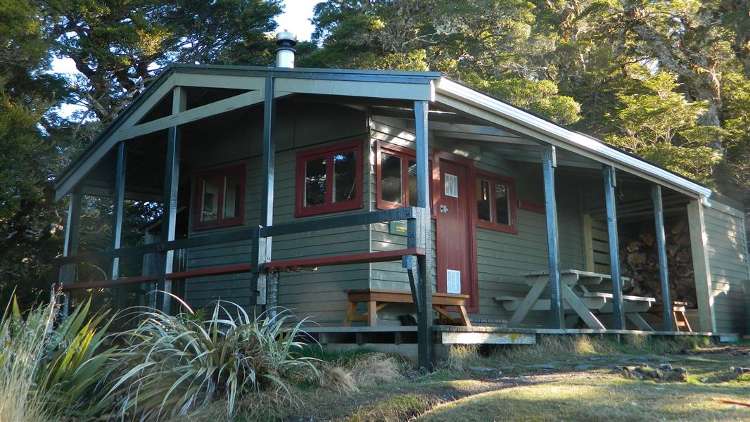 Mt Arthur Hut. 