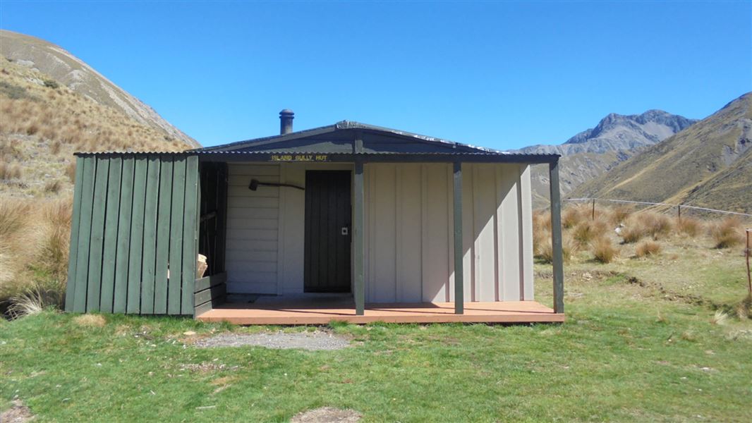 Island Gully Hut. 