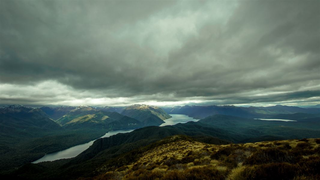 View over Lake Hauroko