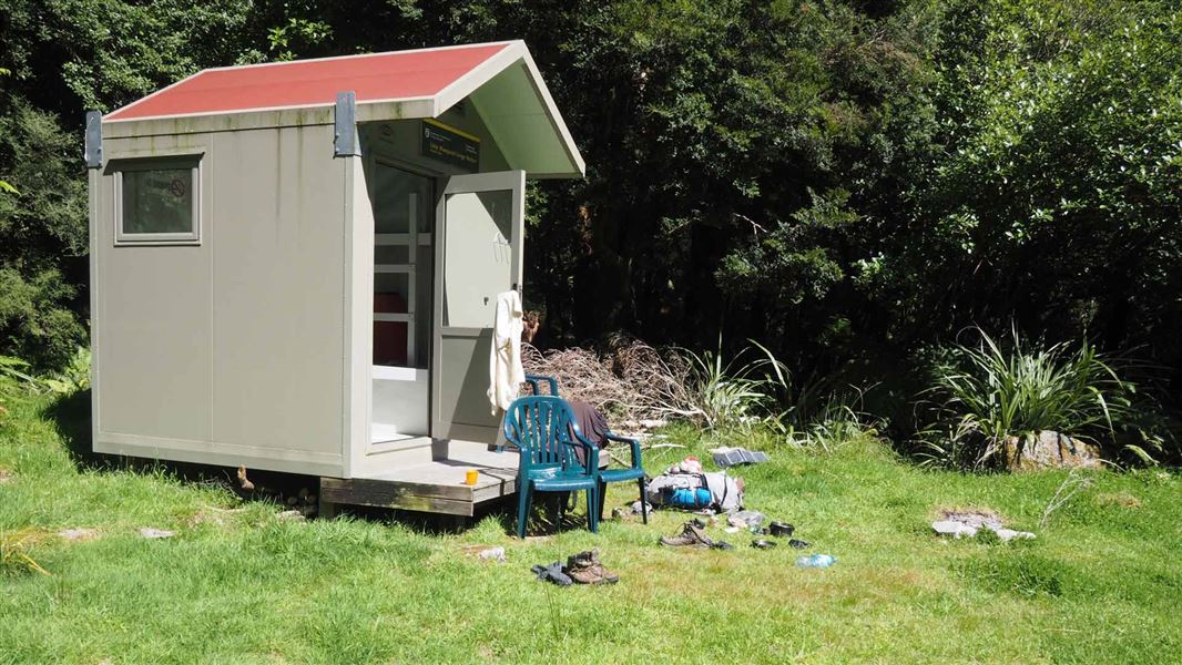 Little Wanganui Gorge Shelter. 