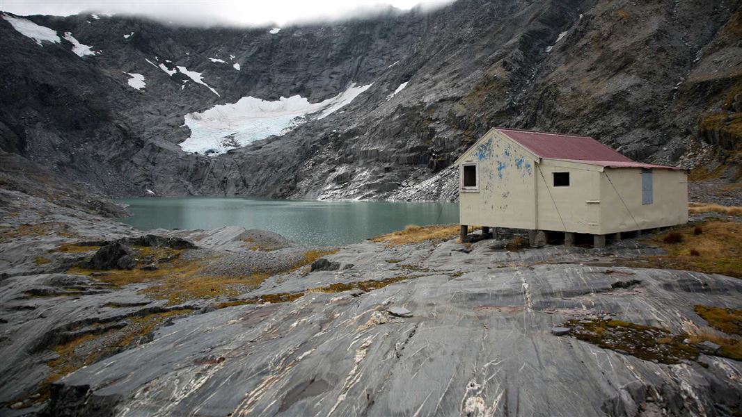 Ivory Lake Hut. 