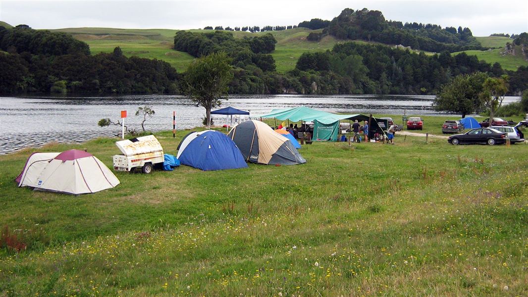 Arohena campsite. 