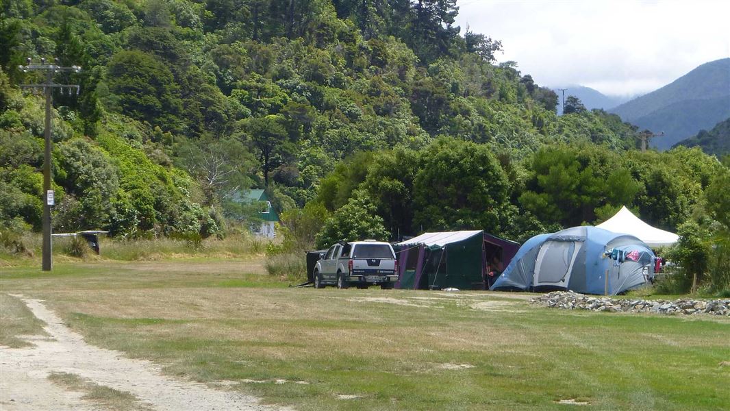 Whatamango Bay Campsite. 