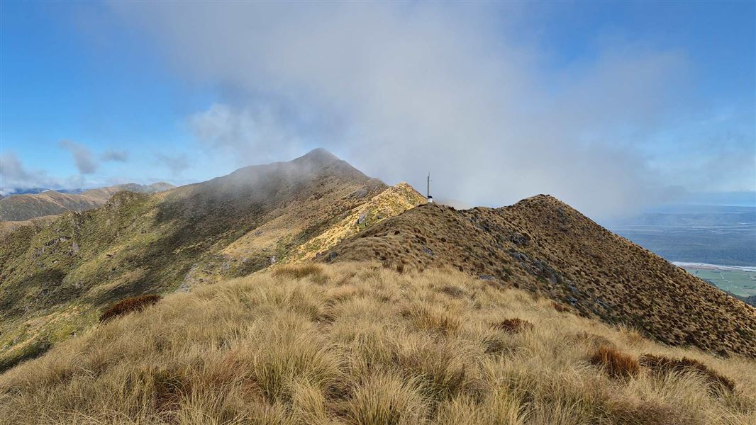 Mount French towards the summit