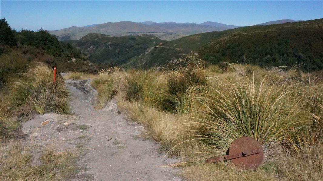 Track near Blackburn Mine 