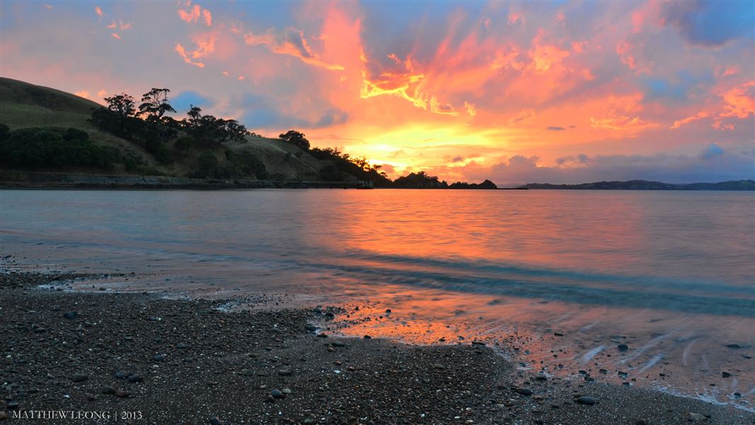 Home Bay, Motutapu Island. 