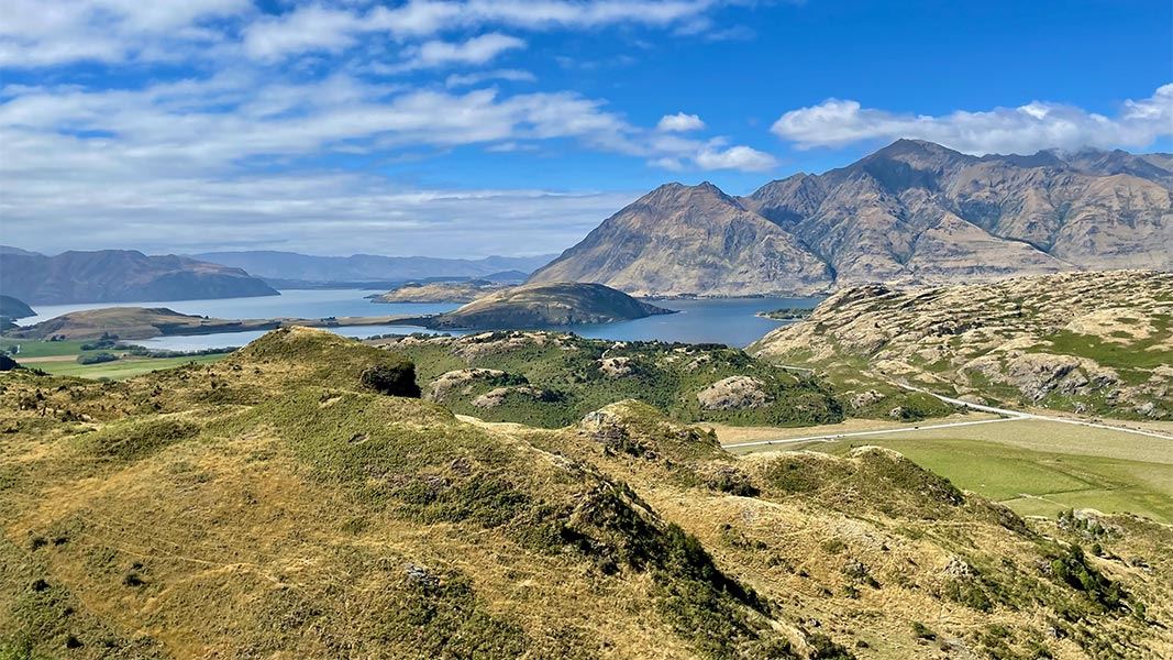 View from the Lake Wānaka Lookout Track