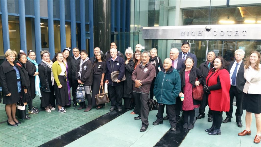 Members of the Taranaki Whanganui Conservation Board, Ngati Ruanui and Te Kaahui o Rauru prepare for High Court Appeal. 