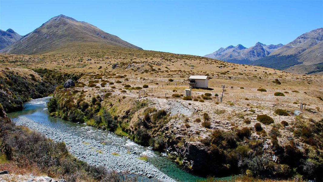 Taipo Hut, Mavora - Greenstone Walkway.