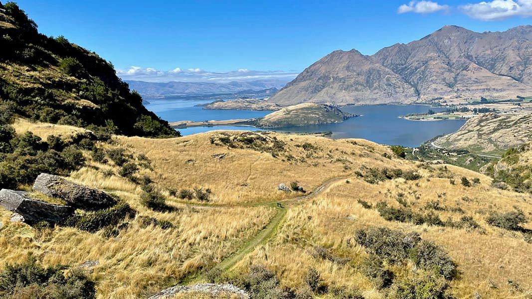 View over Glendhu Bay from the Lower Circuit Track