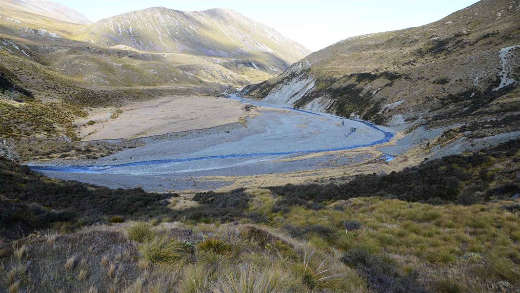 View along the Potts River Valley. 