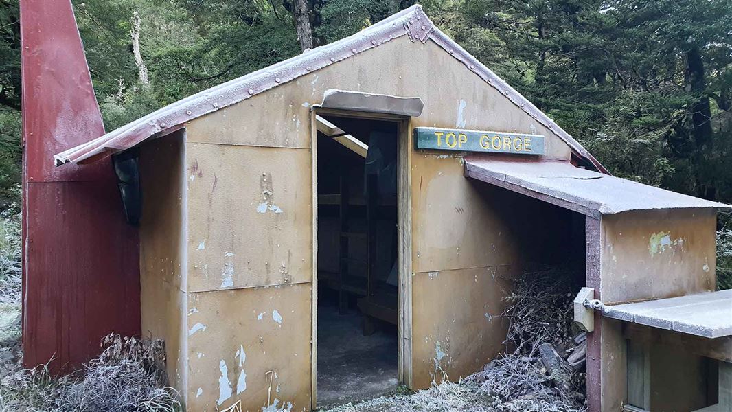 Top Gorge Hut. 