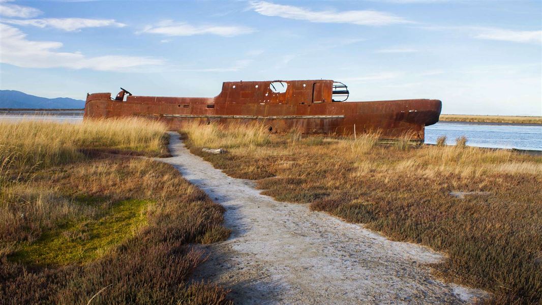 Remains of the Waverley ship. 