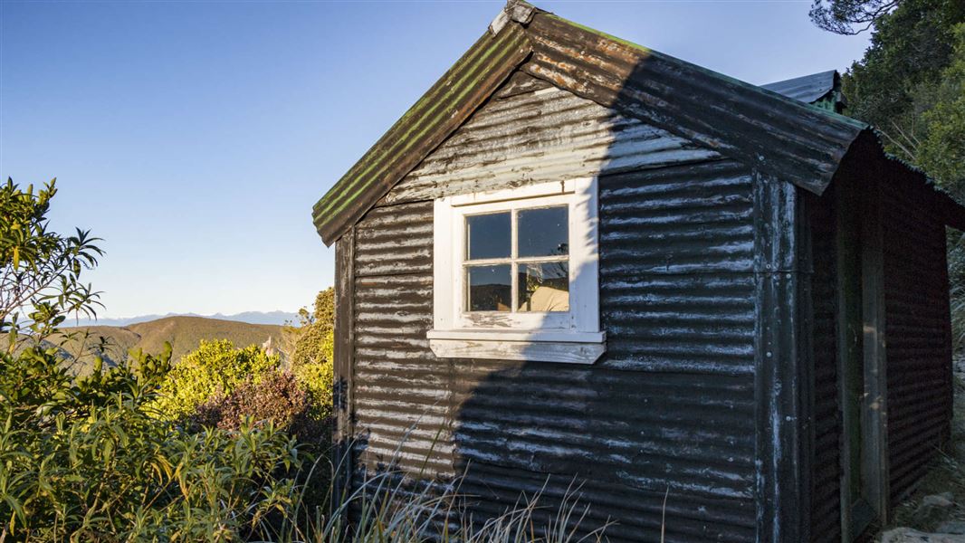 Top Croesus Hut, Paparoa National Park.