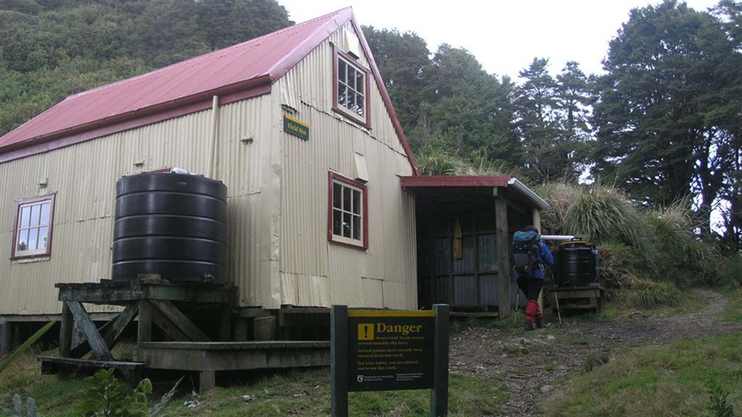 Field hut (historic) Tararua Forest Park.