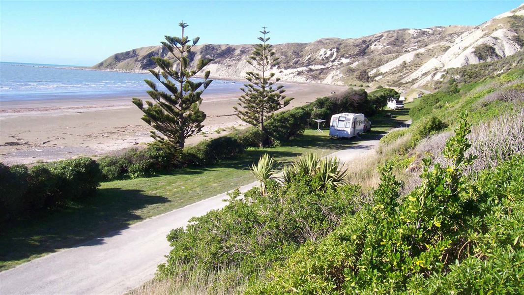 Marfells Beach Campsite. 