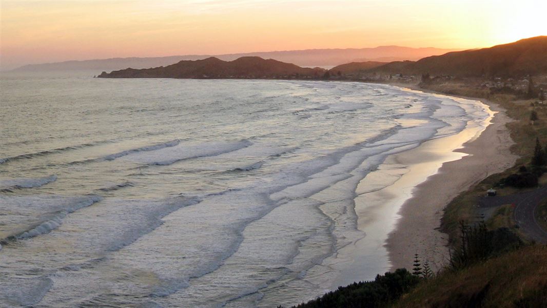 View from Okitu lookout. 