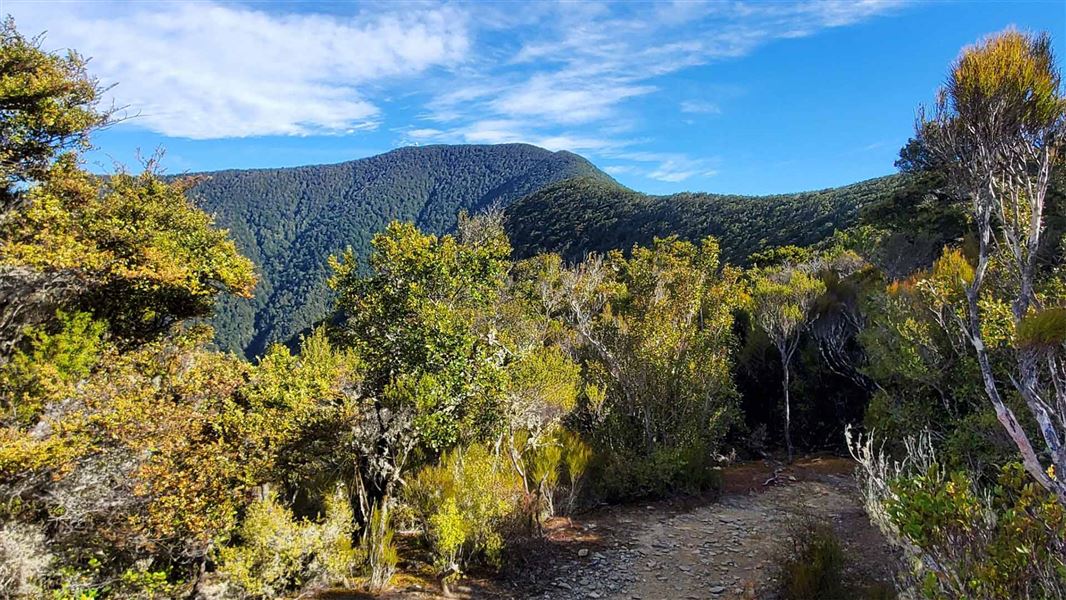 The radar station on Mount Robertson