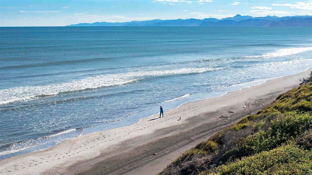 Opotiki beach. 