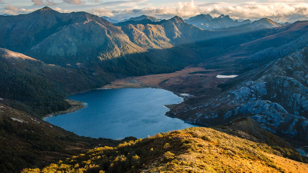 Boulder Lake, Kahurangi National Park. 