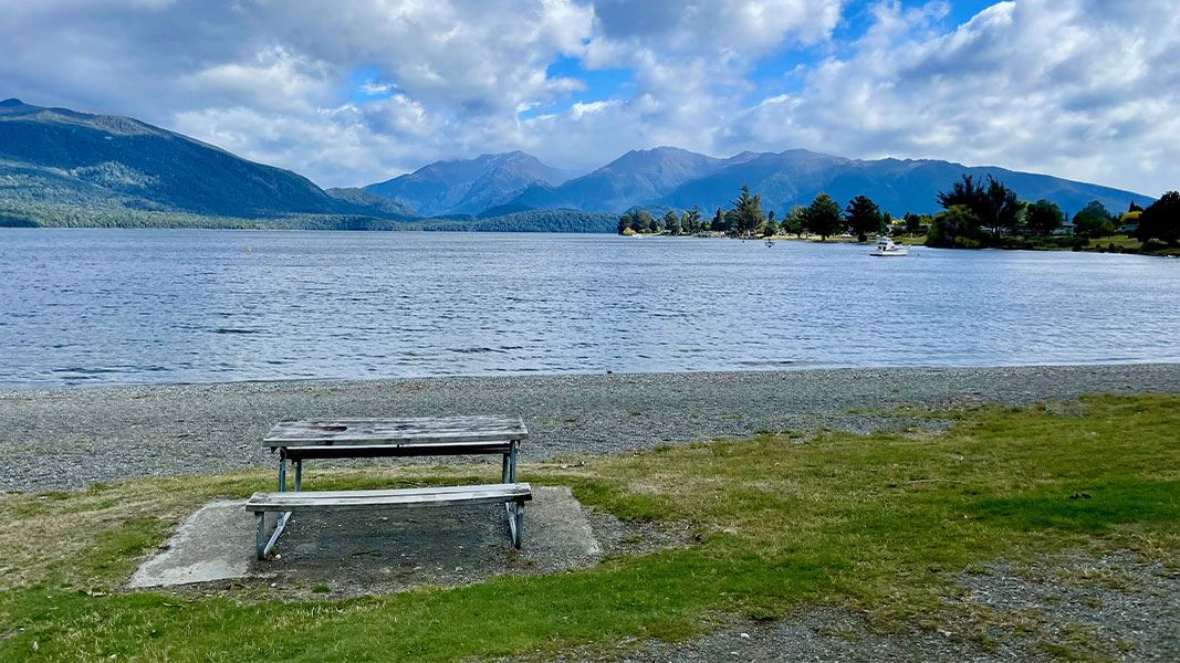 Lake Te Anau on the Visitor Centre to Ivon Wilson Recreation Reserve Walk