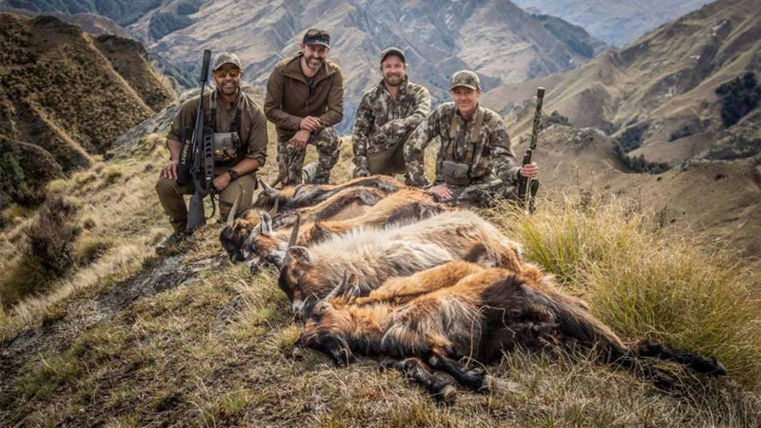 The Red Stag Timber Hunters Club with their competition entries