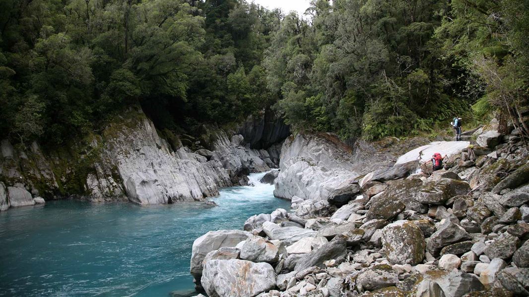 Morgan Gorge, Waitaha River. 