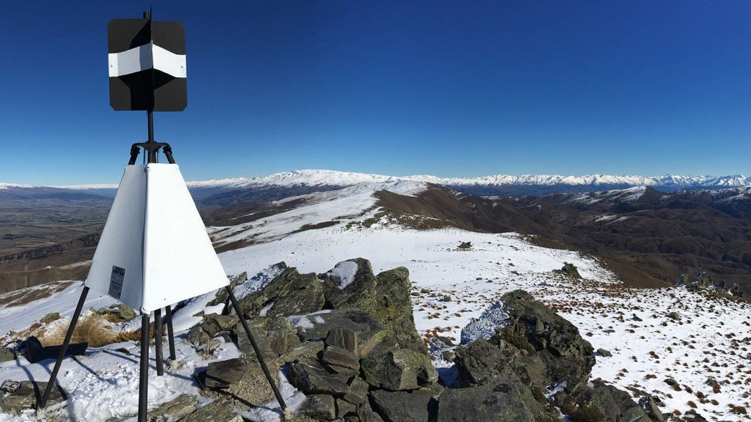 Lindis Peak summit. 