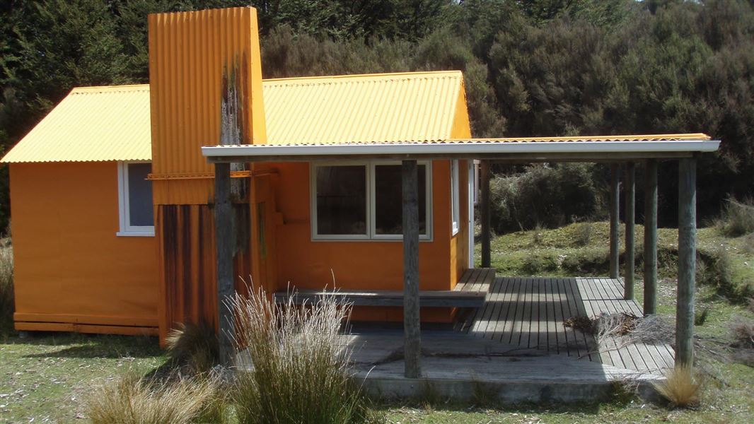 Middle hill hut.