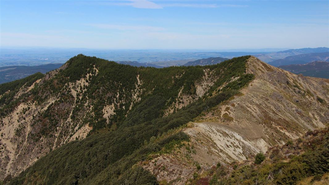 View from a trip from Kuripapango to The Tits (1418m) and back via Mackintosh Spur 