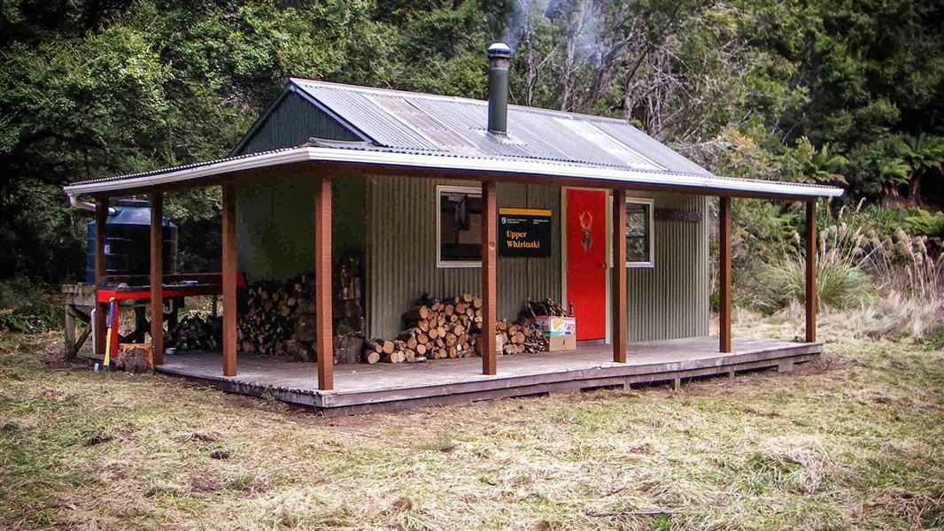 Upper Whirinaki Hut. 