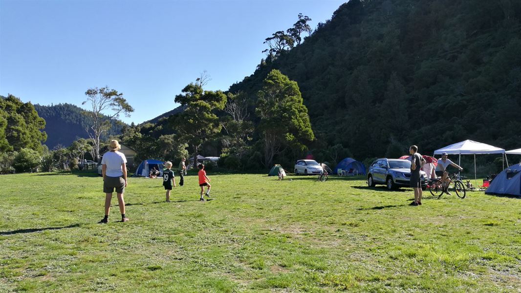 Catchpool Valley campsite. 