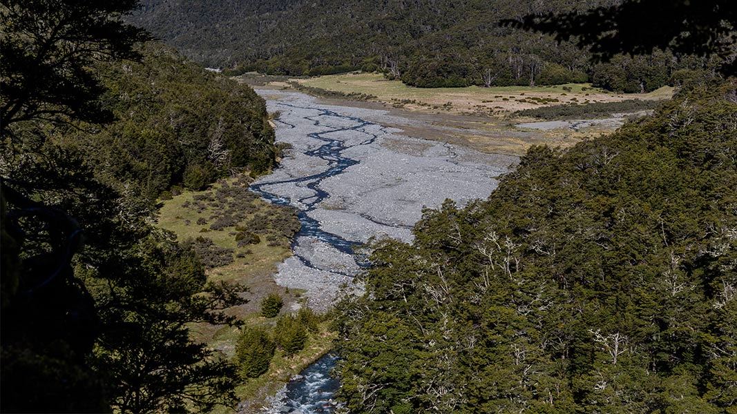 Harper River by Hamilton Hut 