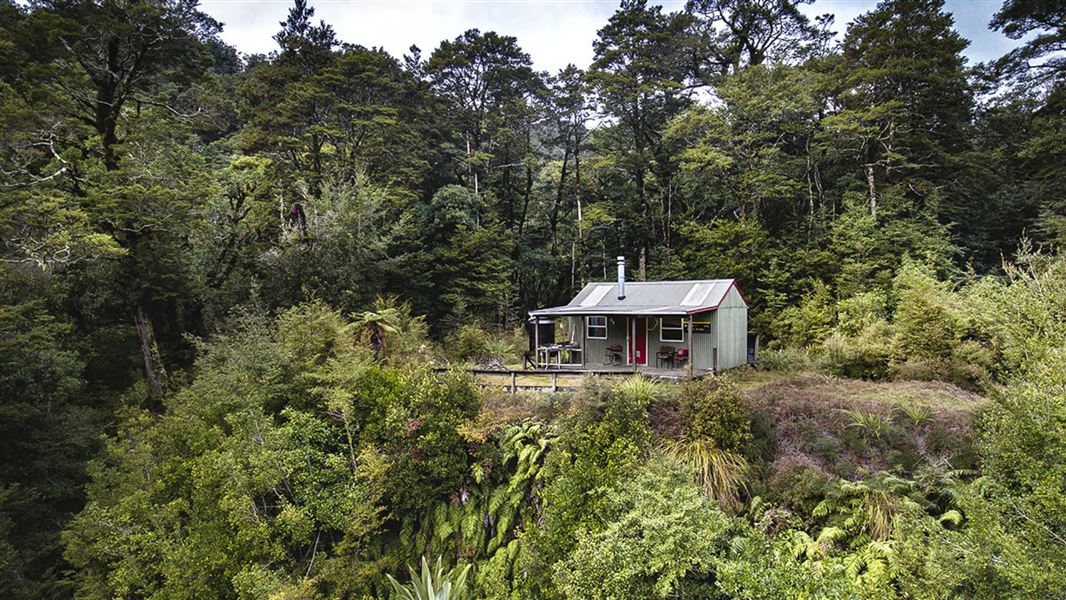 Upper Te Hoe Hut.