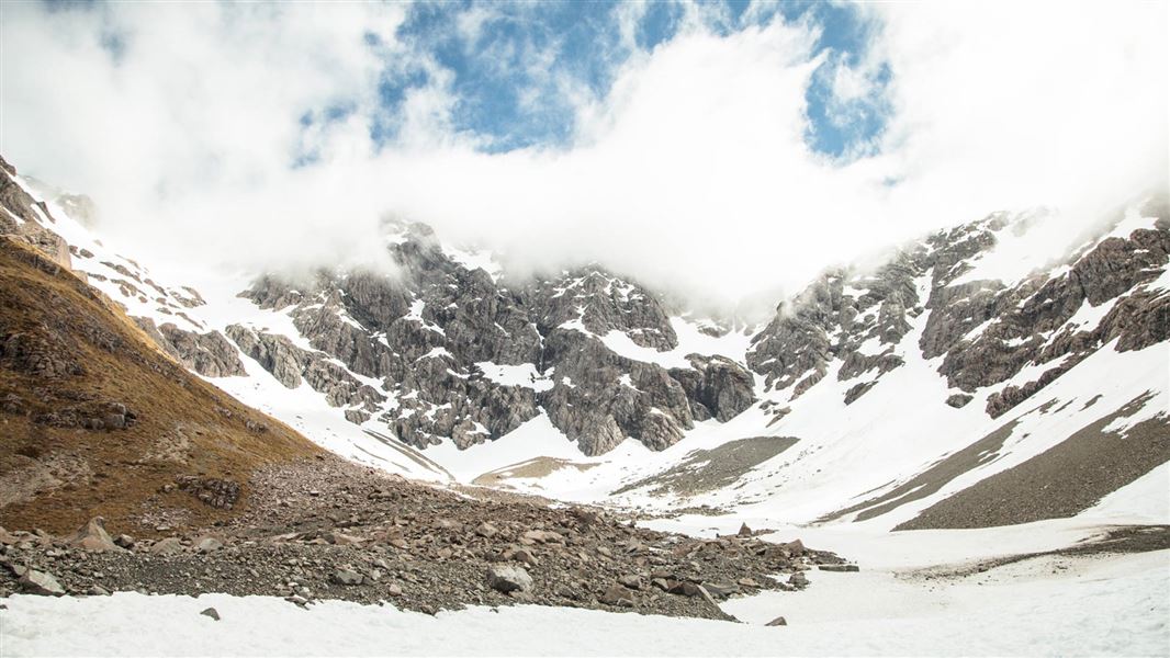 At the top of the Otira Valley, Arthur's Pass National Park